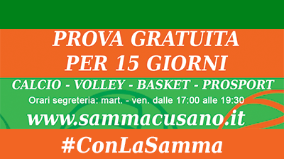 Prenota la tua prova gratuita di 15 giorni #ConLaSamma