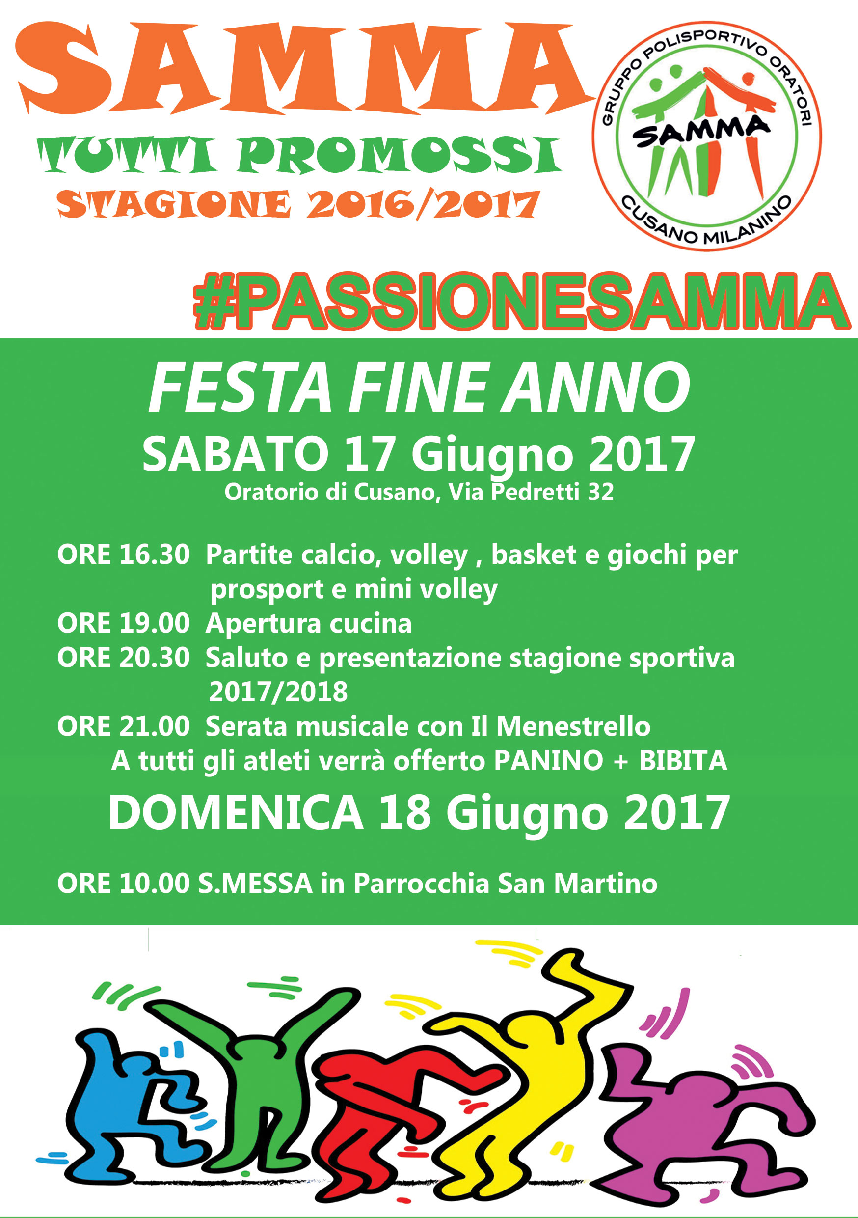 17 e 18 Giugno 2017 – Festa di fine anno … TUTTI PROMOSSI